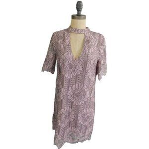 Socialite Size S Small Lace Vneck Lined Dress Nordstrom